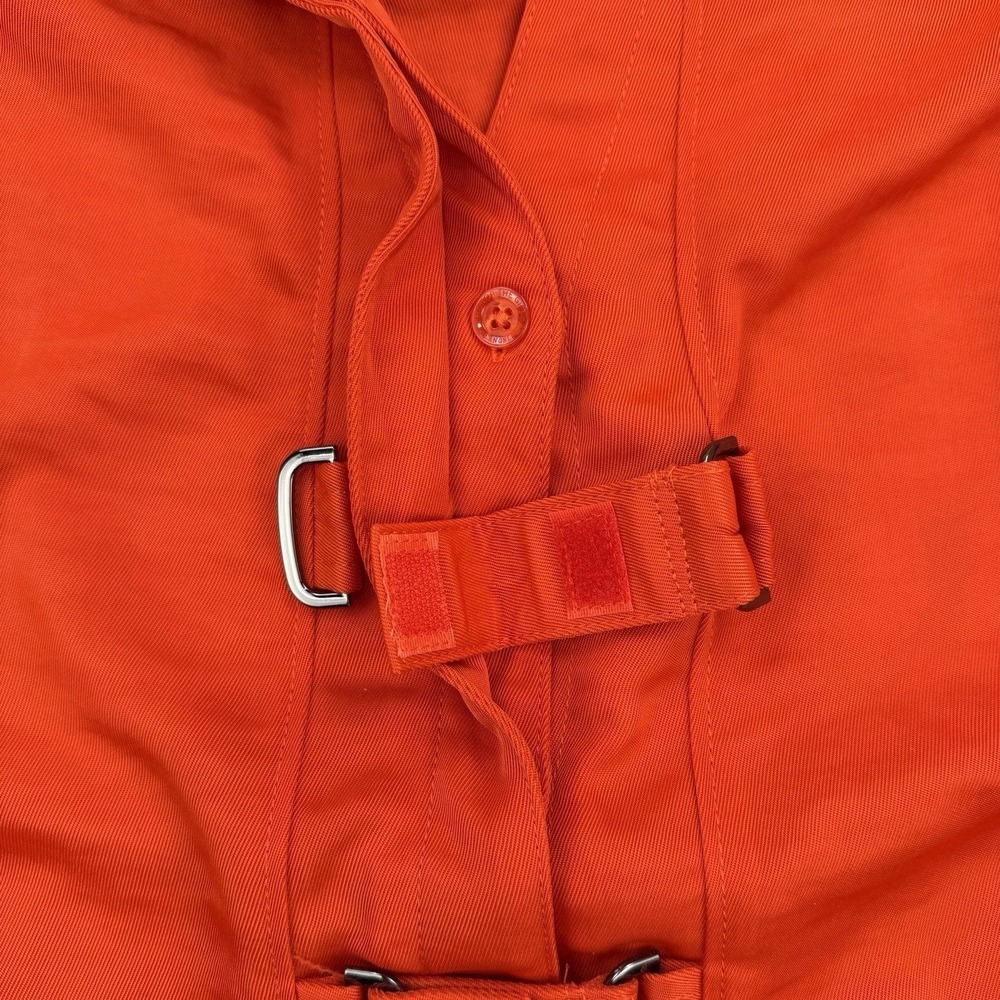 Honor The Gift Shirt Dress Womens 2XL Orange Strap Detail Streetwear - Picture 5 of 10